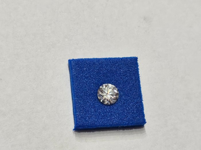 鑽石 - 0.40 ct - 圓形 - H(次於白色的有色鑽石) - 無瑕疵的
