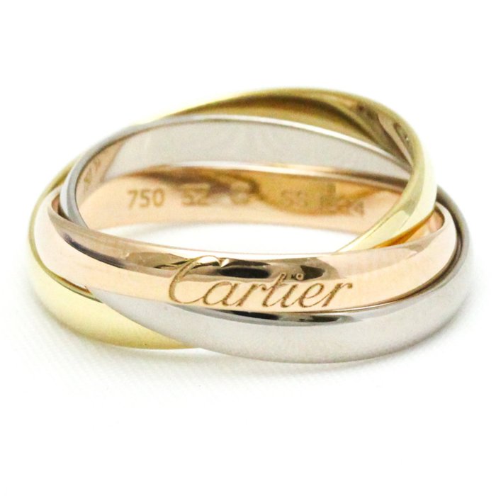 Cartier - 戒指 - Trinity - 18 克拉 白金, 黃金, 玫瑰金 