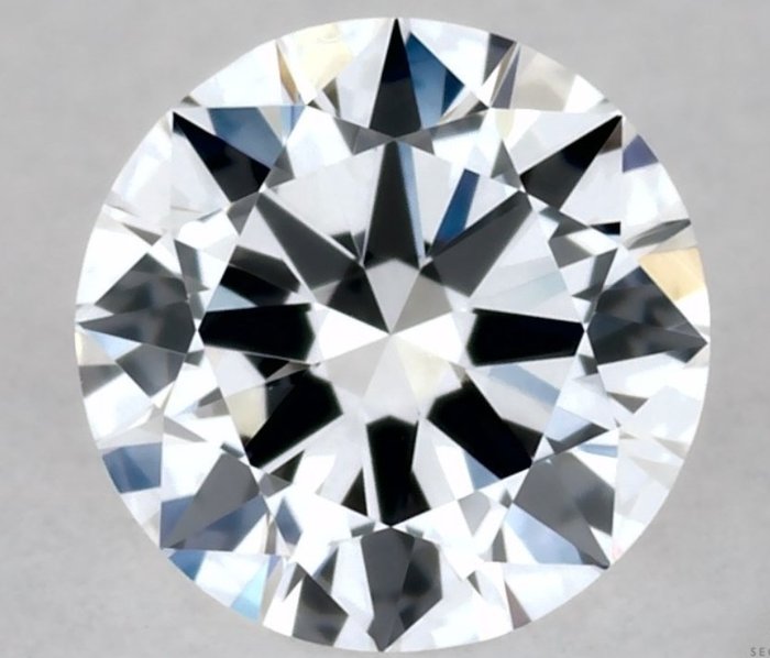 1 pcs Diamanten - 1.00 ct - Rond - D (kleurloos) - IF (intern zuiver)