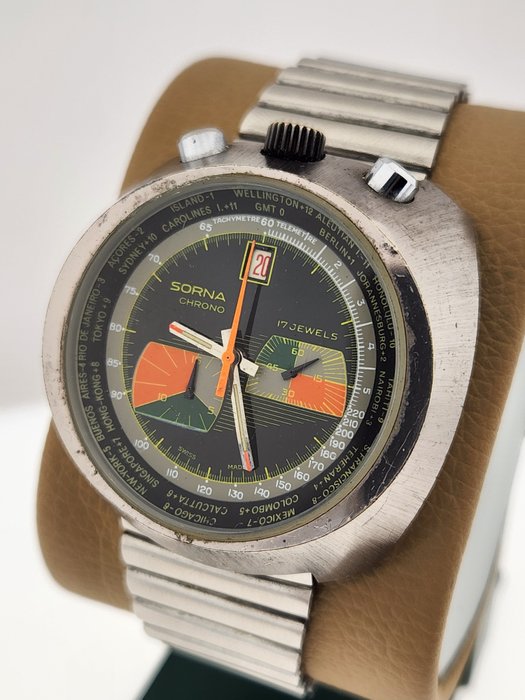 Sorna - Bullhead Chronograph - 没有保留价 - B242 - 男士 - 1970-1979