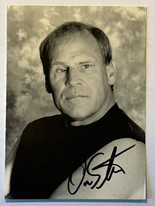 Mickey Spillane's Mike Hammer - Don Stroud (born 1943), personally signed photocard