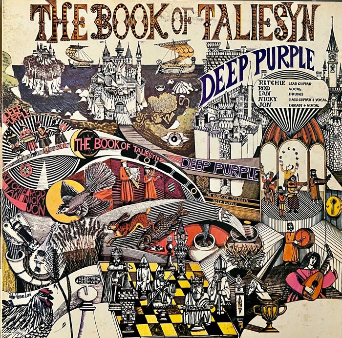 Deep Purple - The Book Of Taliesyn - 1 x JAPAN PRESS - VERY NICE COPY ! - 黑胶唱片 - 日本媒体 - 1973