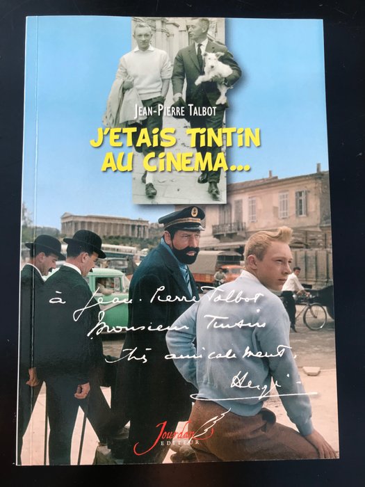 Tintin - J'étais Tintin au cinéma + dédicace - C - 1 Album - Första upplagan - 2008