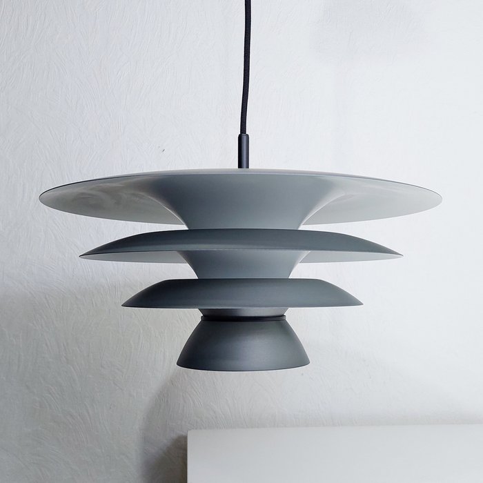 Belid - - Joakim Fihn - 吊灯 - Da Vinci Ø43 - 氧化灰色 - 金属