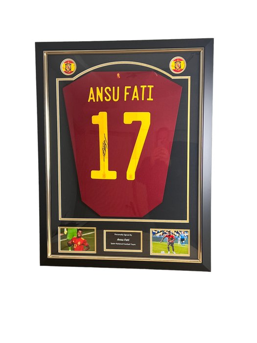Spain - Mistrzostwa Świata w piłce nożnej - Ansu Fati - 2021 - Koszulka piłkarska