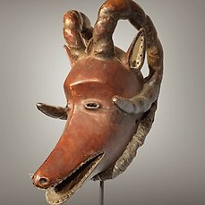 Groot Ekoi-masker – 54 cm – Nigeria