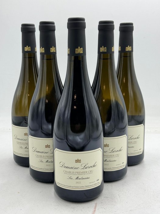 2022 Chablis 1° Cru "Les Montmains" - Domaine Laroche - 夏布利 - 6 瓶 (0.75L)