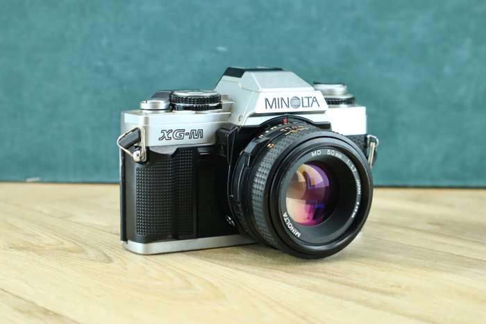 Minolta XG-M | Minolta MD 50mm 1:1,7 Yksilinssinen digitaalinen peiliheijastuskamera (SLR)