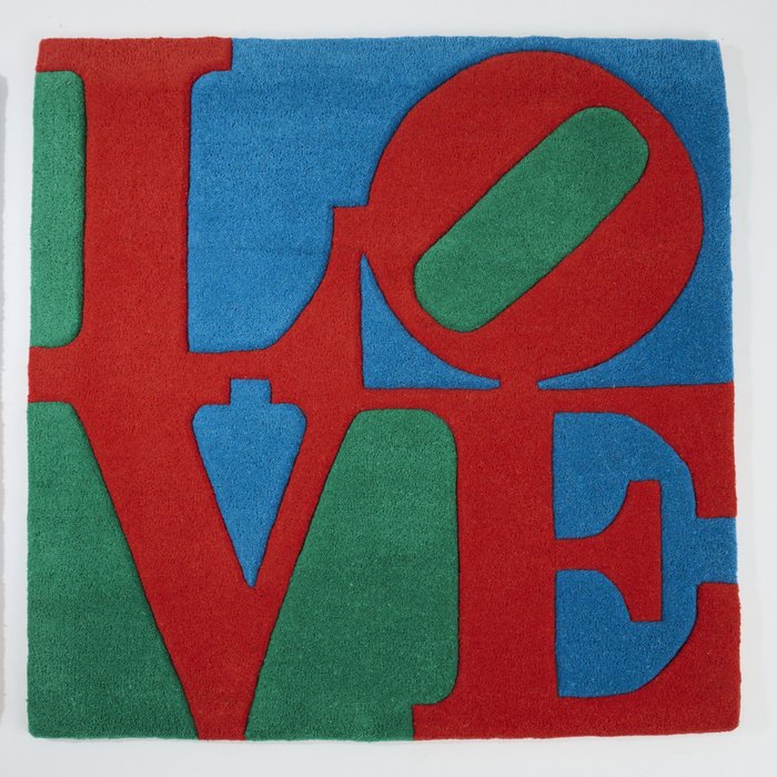 Robert Indiana (1928-2018) - [1x] CLASSIC LOVE  RUG / TEPPICH   limited Edition          -> MOTHER'SDAY-  ART/GIFT