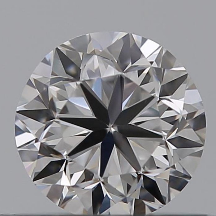 1 pcs Diamante - 0.50 ct - Brilhante - D (incolor) - VVS2, *No Reserve Price*