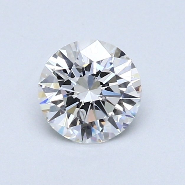 1 pcs 钻石 - 0.60 ct - 圆形、明亮式 - E - 无瑕疵的
