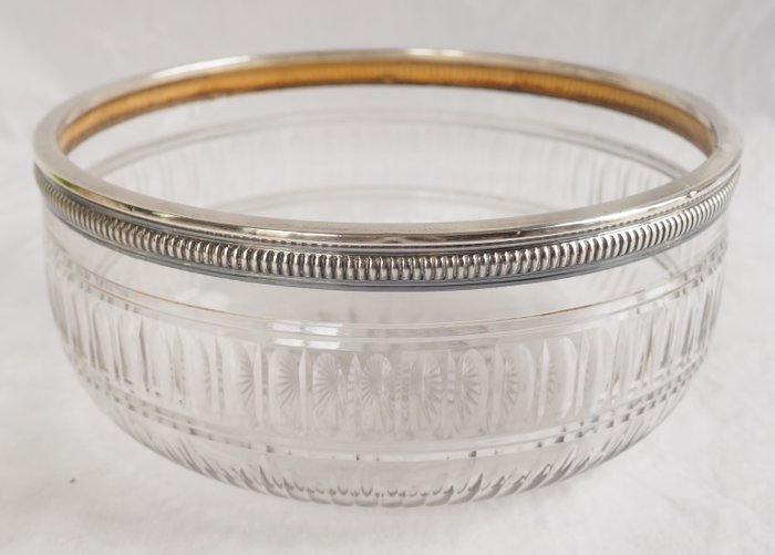 Baccarat - Fruit bowl - .950 silver, Crystal
