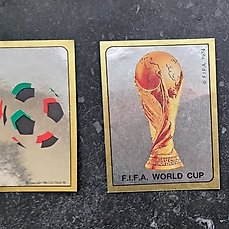 Panini – World Cup Italia 90 – 4/4 intro stickers – 4 Loose stickers