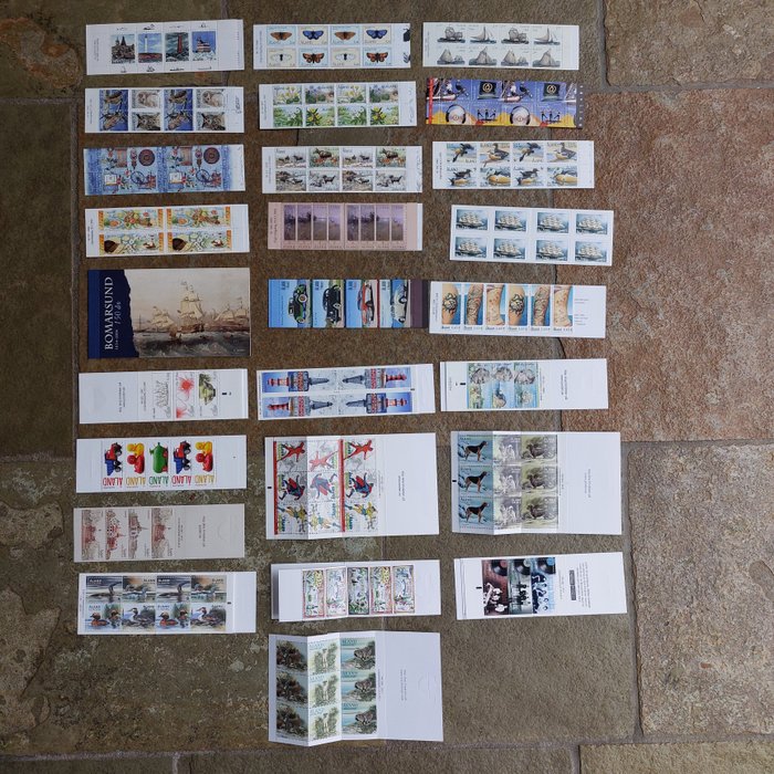 Aland 1992/2017 - Colecție completă de broșuri de timbre (26×)