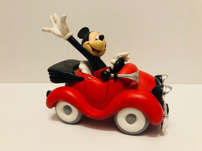 Walt Disney - Mickey Mouse in Auto - 1 塑像
