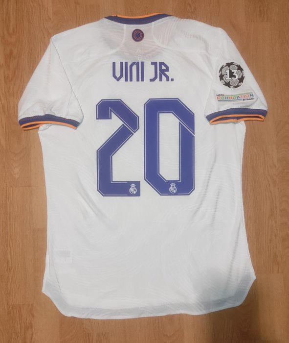 皇家马德里 - 足球冠军联赛 - Vinicius Jr. - 2022 - 足球衫