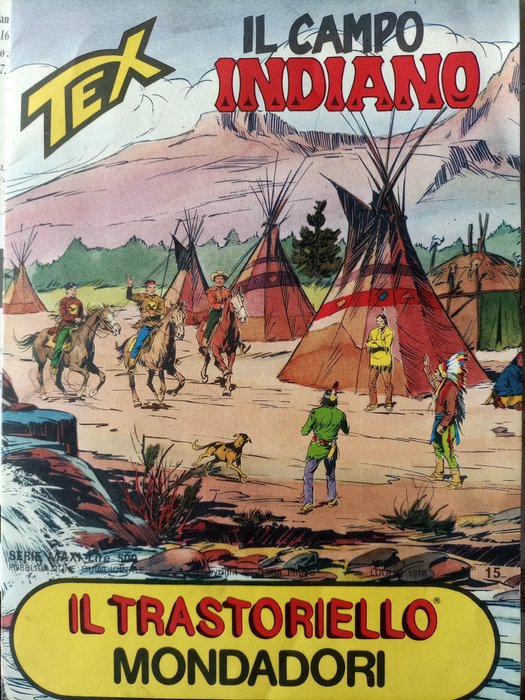 Tex - Il campo indiano - 1 Album - Πρώτη έκδοση - 1978