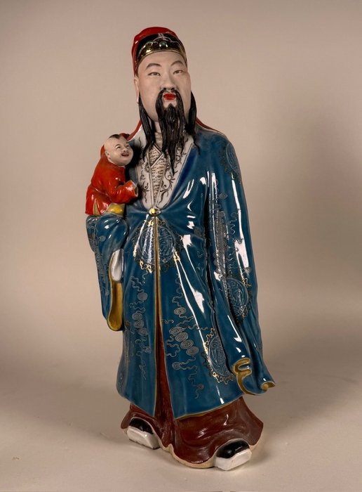 Figur - Rare Figure - Porslin - Kina