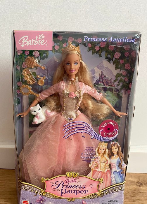 Mattel  - Barbie baba Princess Anneliese from "The Princess and the Pauper" - 2000-2010