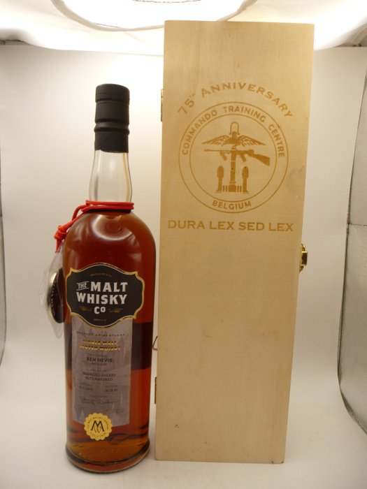 Ben Nevis 2013 - Single Cask - Oloroso sherry butt - bottled for the 75th anniversary of the Commando Training Centre - The Malt Whisky Company  - b. 2021  - 700毫升