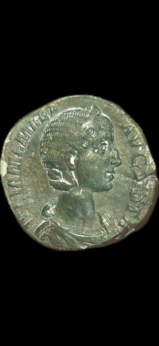 罗马帝国. 尤莉亚•马梅亚 （奥古斯塔， 公元222-235）. Sestertius Rome - VENVS FELIX  (没有保留价)