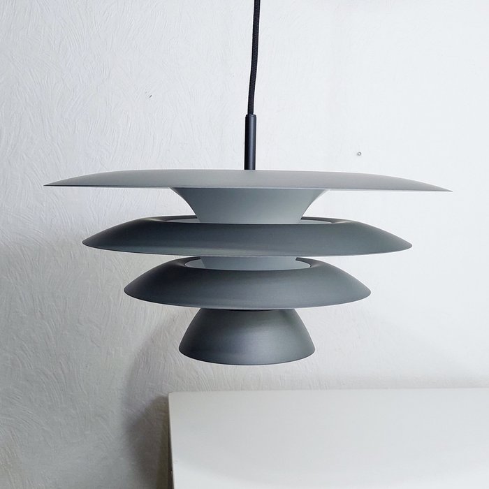 Belid - - Joakim Fihn - 吊灯 - Da Vinci Ø43 - 氧化灰色 - 铝