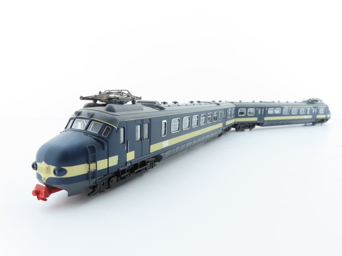 Piko H0 - 57571 - Togenhed (1) - 2-delt elektrisk togsæt Mat '57, "Hondekop" Benelux - NS