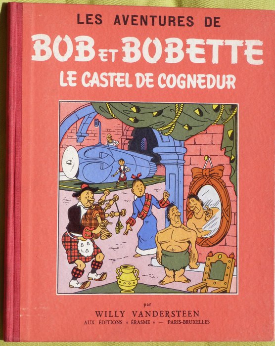 Bob et Bobette T13 - Le Castel de Cognedur - C - 1 Album - Pierwsza edycja francuska - 1955