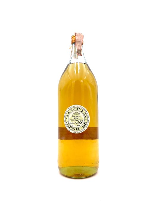 A. A. Baker - Jamaica Rum Full Flavour  - b. Década de 1960, Década de 1970 - 2 litros