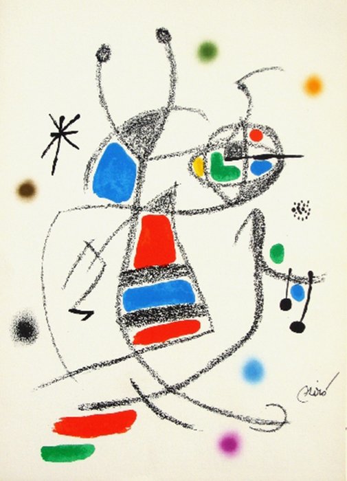 Joan Miro (1893-1983) - Joan Miró - Maravillas con variaciones acrosticas 8