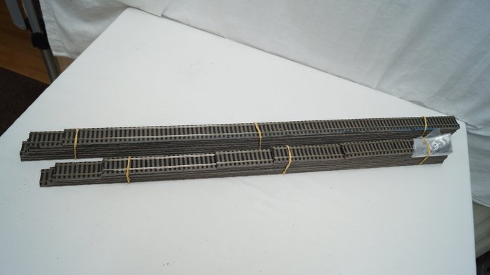 Fleischmann H0 - 6106 - Modeltog skinner (17) - profigleis flex skinner med forskellige længder