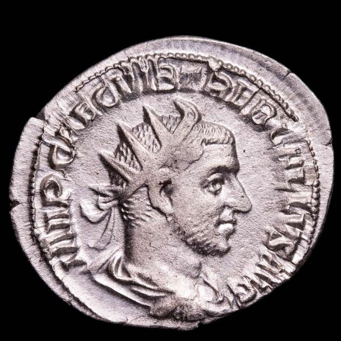罗马帝国. 特雷博尼亚努斯·加卢斯 （ 251-253）. Antoninianus Rome mint. AETERNITAS AVGG  (没有保留价)