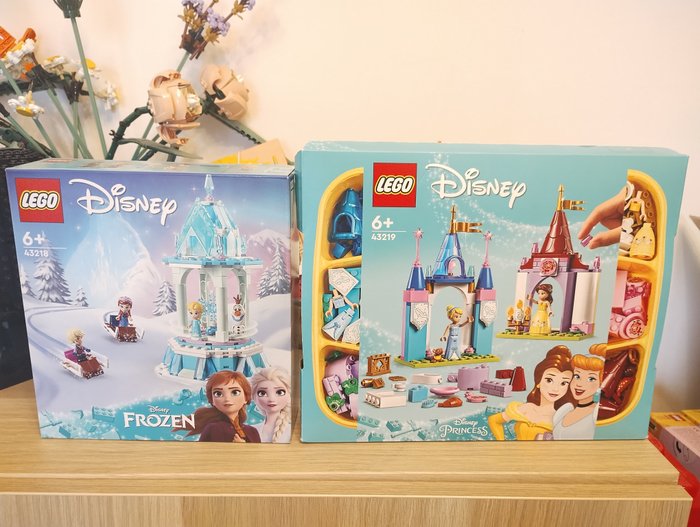 Lego - Disney - 43218 + 43219 - De magische draaimolen van Anna en Elsa + Disney Prinses Creatieve Kastelen - 2020-