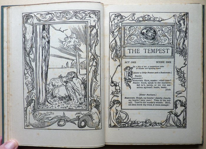 Shakespeare / Robert Anning Bell - The Tempest - 1901
