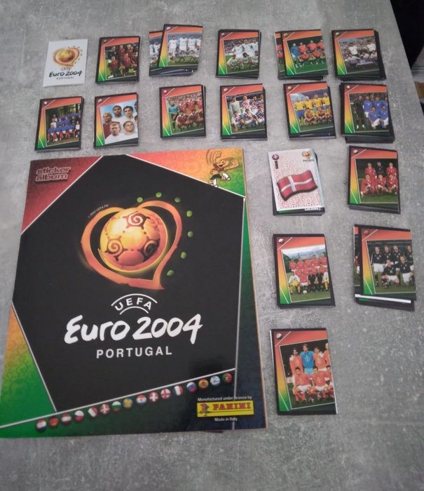 Panini - Euro 2004 - 1 Empty album + complete loose sticker set