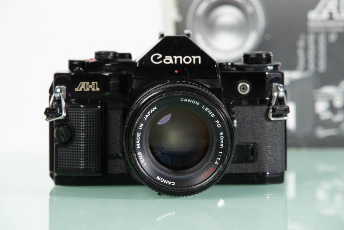 Canon A-1, Canon FD 50mm f/1.4 S.S.C. Single lens reflex camera (SLR)