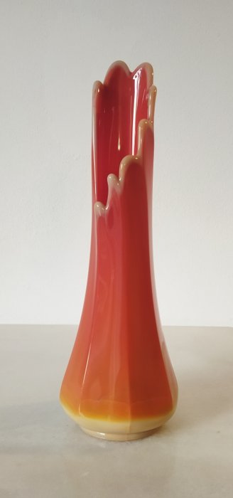 Flower pot - MCM L.E. Smith - Glass
