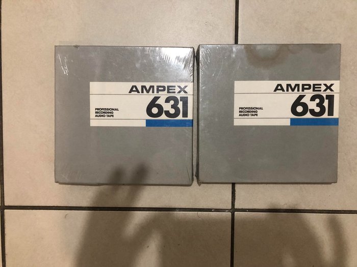 Ampex - 631 - 18 cm rullar med band - 1980