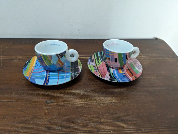 IPA - Liu Wei - Cup and saucer (2) - Illy Collection - Porcelain
