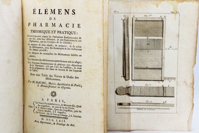 M. Baumé - Élémens de pharmacie théorique et pratique - 1762