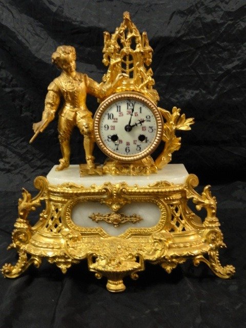 Relógio de lareira -   Zinco - 1850-1900