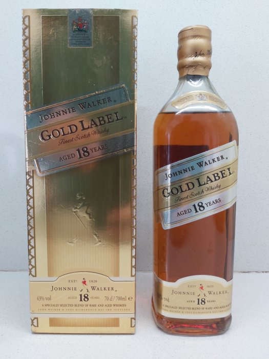 Johnnie Walker 18 years old - Gold Label  - 70cl