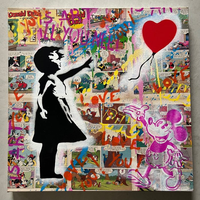 Koen Betjes (XXI) - Banksy’s Balloon Girl - Love is the Answer x PopArt