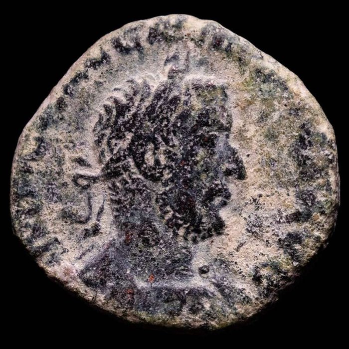 Romerska riket. Gallienus (AD 253-268). Sestertius Rome, AD 255-256. VIRTVS AVGG, Virtus standing to left, holding spear and leaning on shield; S-C  (Utan reservationspris)