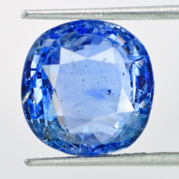 1 pcs  Albastru Safir  - 8.74 ct - IGI (Institutul gemologic internațional) - Fără căldură Safir