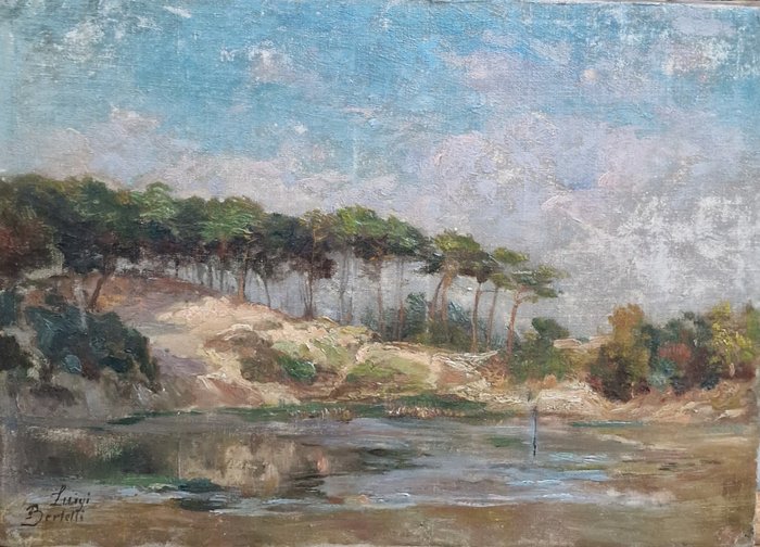 Luigi Bertelli (1832-1916) - Paesaggio