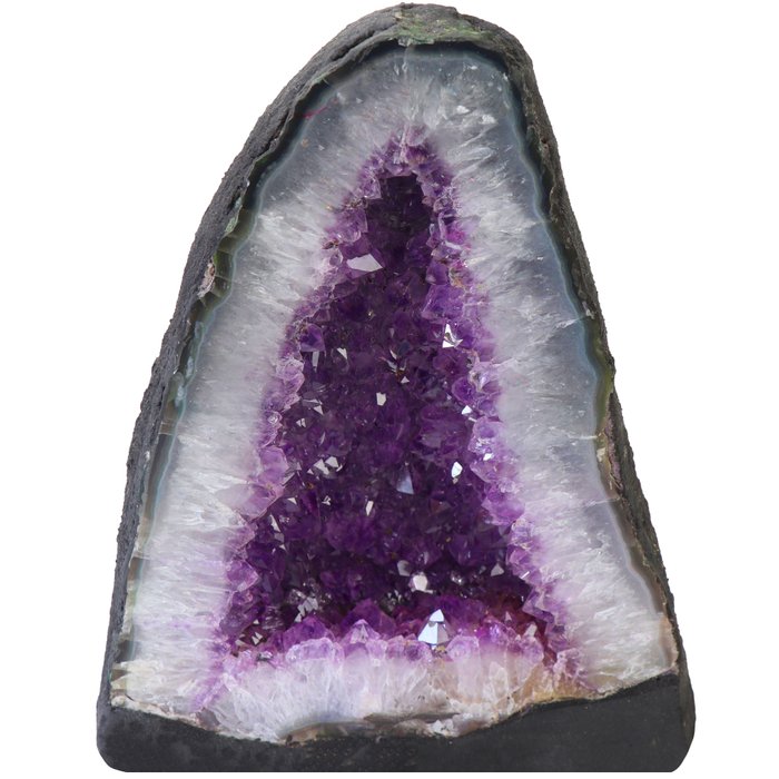 無保留 - AA 品質 - 鮮豔紫水晶 - 24x17x13 cm - 晶洞- 4.5 kg