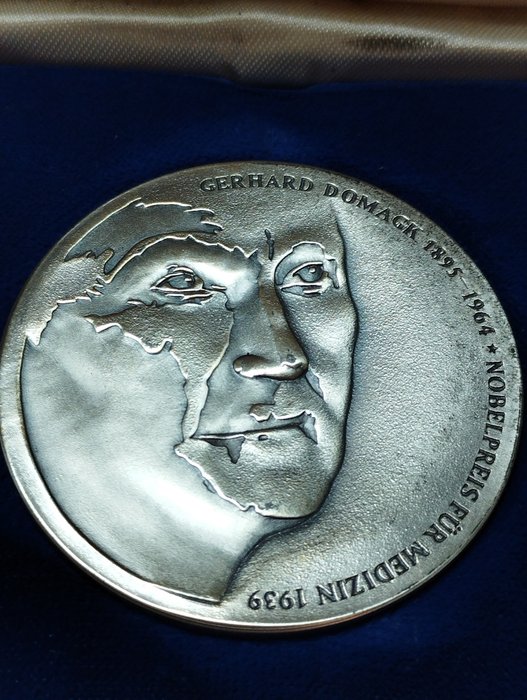 德國 - 銀牌 1989 Gerard Domagk - 50.5 gr Ag (.999) - 獎牌 