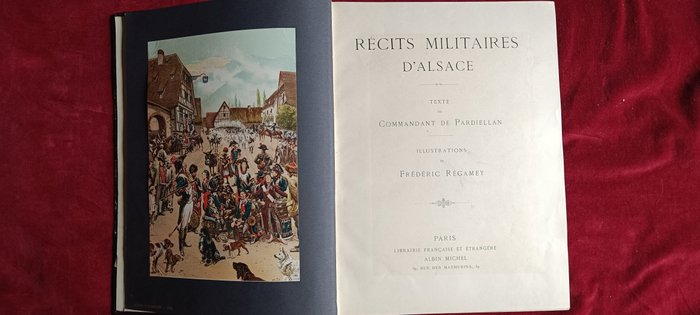 Commandant de Pardiellan - Récits militaires d'Alsace - 1905