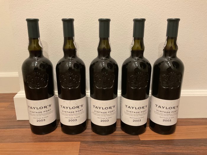 2003 Taylor's - Douro Vintage Port - 5 Flaschen (0,75 l)
